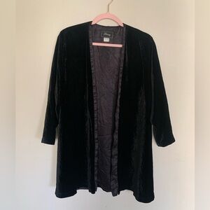 Vintage | Darcy Velvet Burnout Kimono Jacket Black | M
